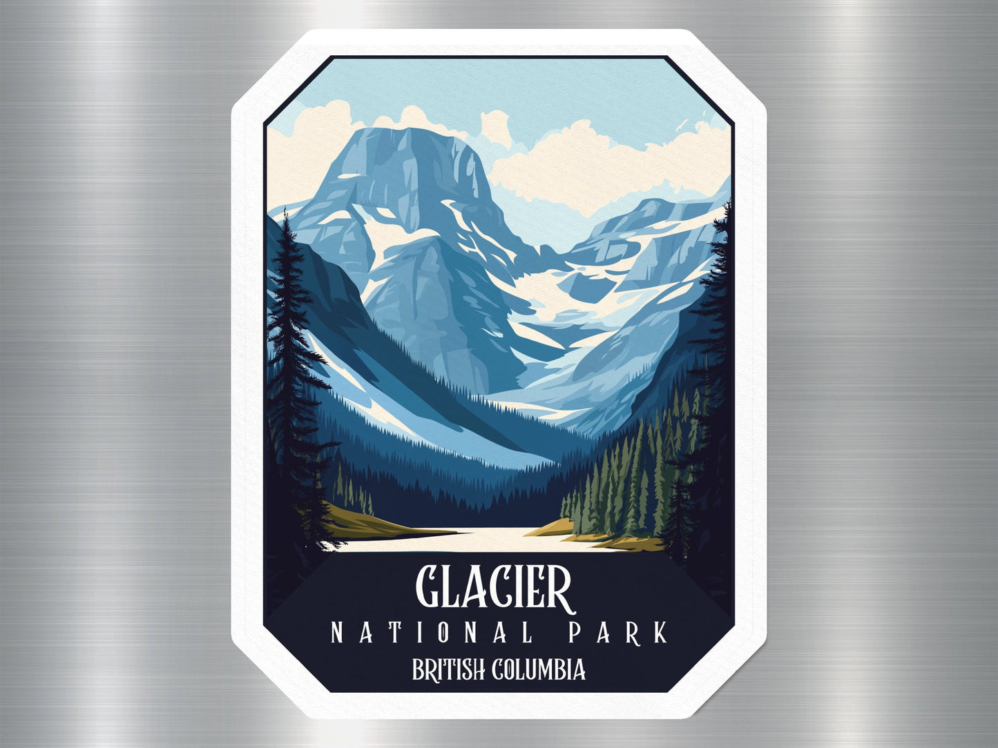 Glacier Canada National Park Sticker