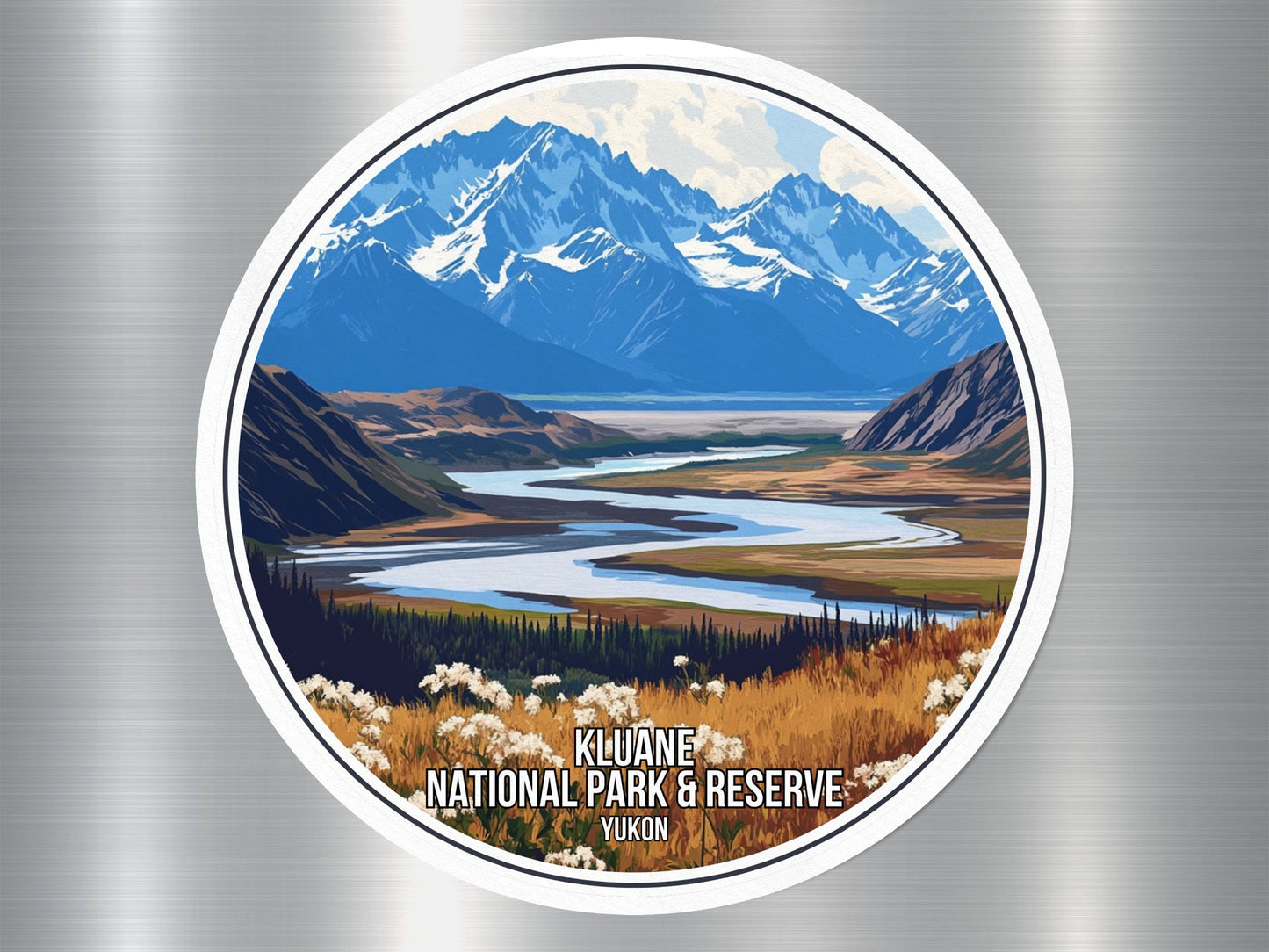 Kluane Yukon Canada National Park Sticker