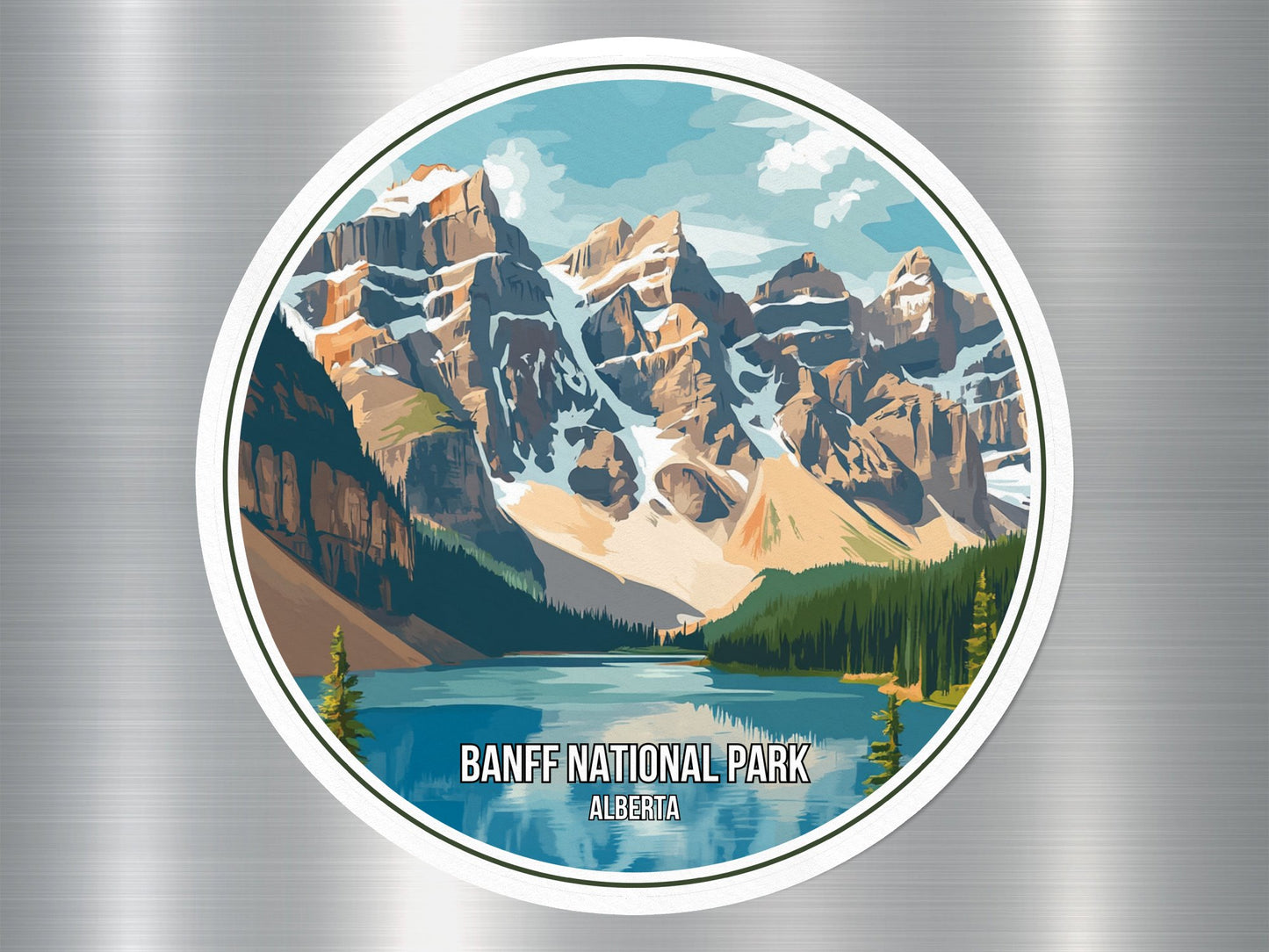 Banff Alberta Canada National Park Sticker