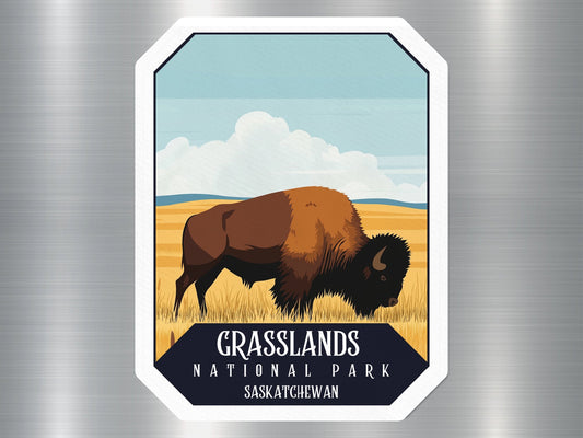 Grasslands Canada National Park Sticker