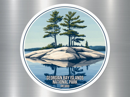 Georgian Bay Island Ontario Canada National Park Sticker