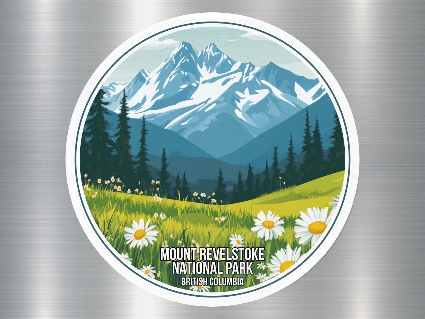 Mount Revelstoke British Columbia Canada National Park Sticker