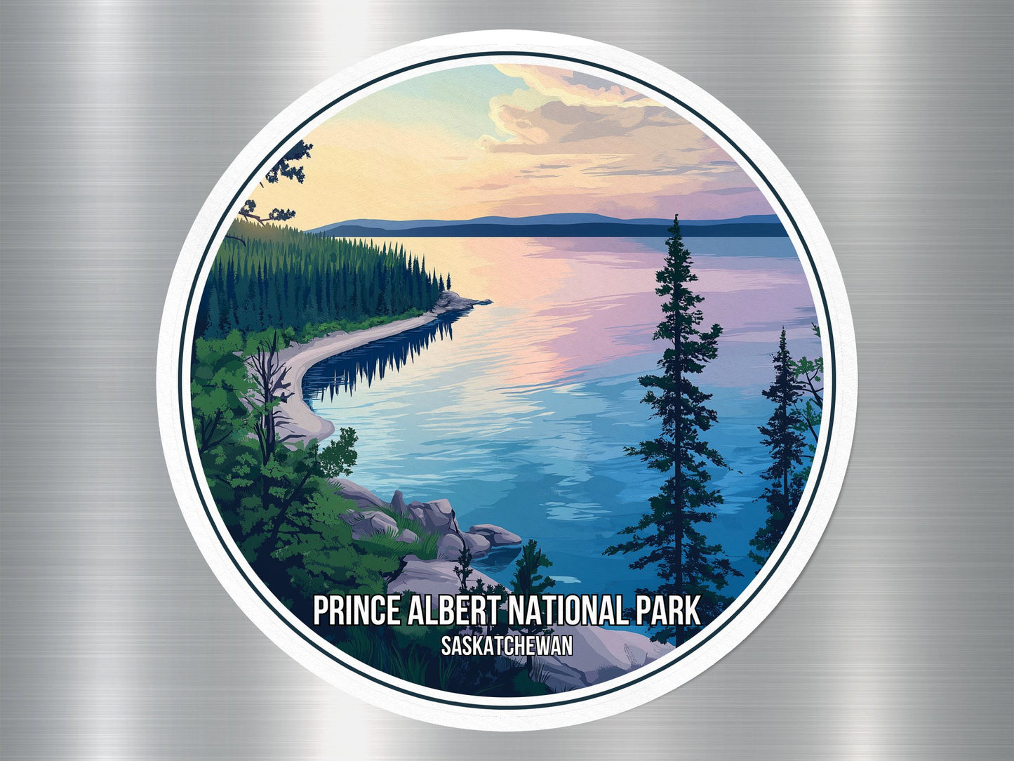 Prince Albert Saskatchewan Canada National Park Sticker