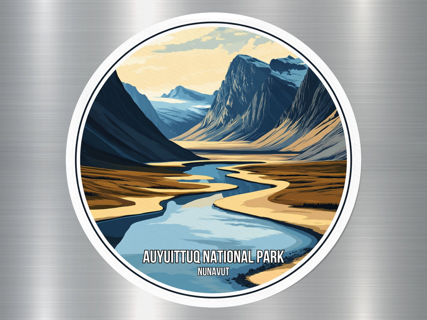 Auyuttuo Nunavut Canada National Park Sticker