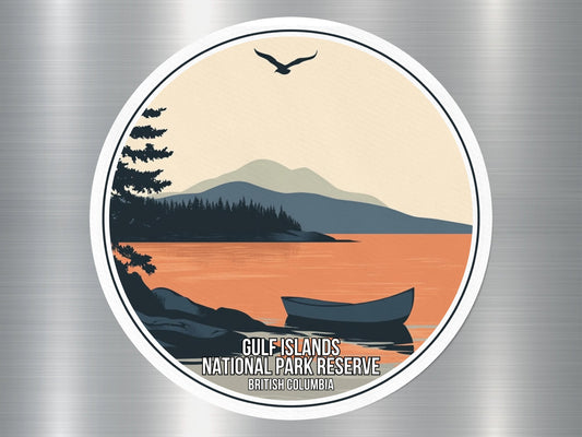 Gulf Islands British Columbia Canada National Park Sticker