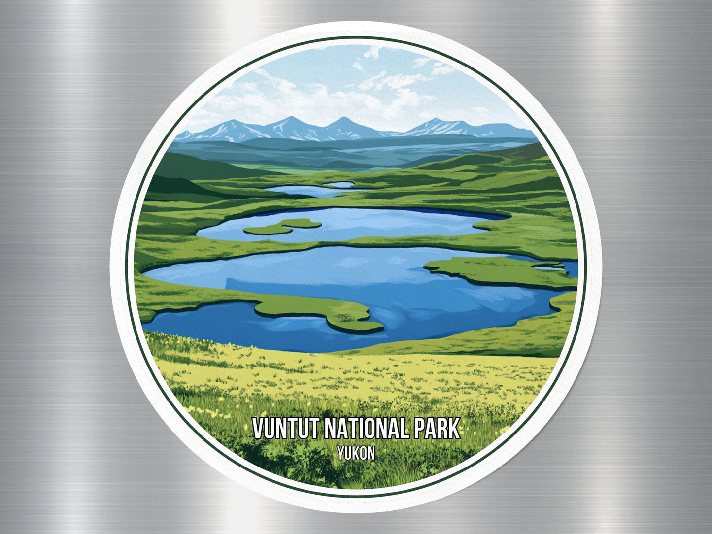 Vuntut Yukon Canada National Park Sticker