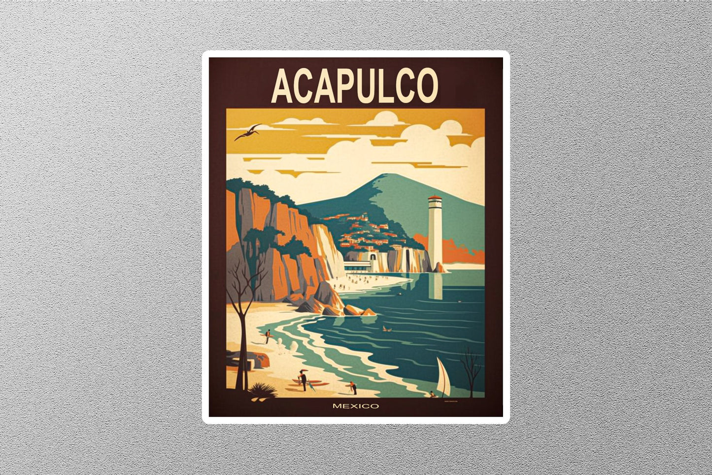 Wholesale Vintage Acapulco Mexico Travel Stickers