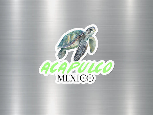 Acapulco Mexico Turtle Sticker