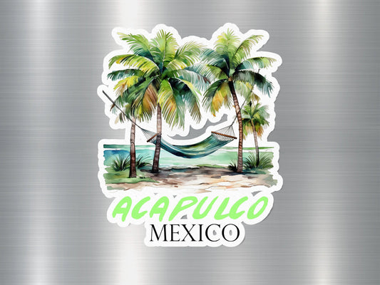 Acapulco Mexico Hammock Sticker