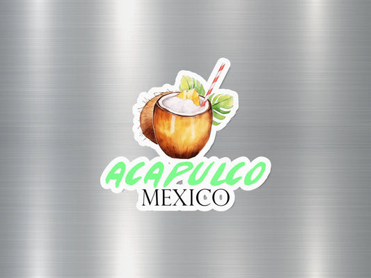 Acapulco Mexico Coconut Sticker