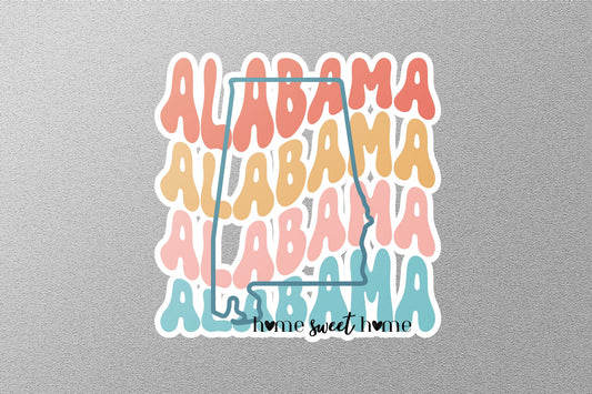 Retro Alabama Sticker