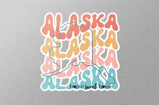 Retro Alaska Sticker