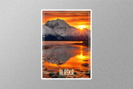 Dreamy Alaska Travel Stickers