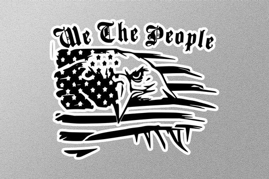 We The People American Eagle Sticker