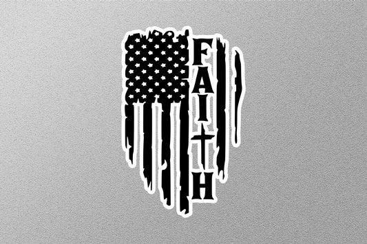 Faith USA Flag Sticker