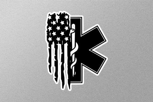 USA Military Ems Flag Sticker