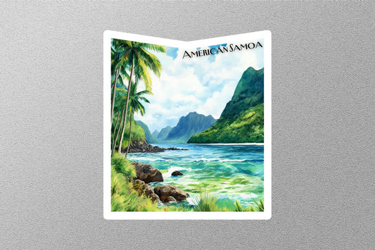 American Samoa 1 National Park Sticker