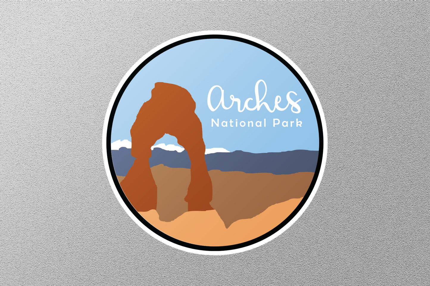 Arches Circle National Park Sticker