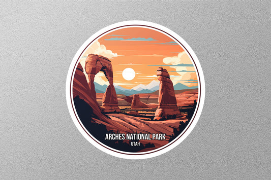 Arches National Park Utah Sticker