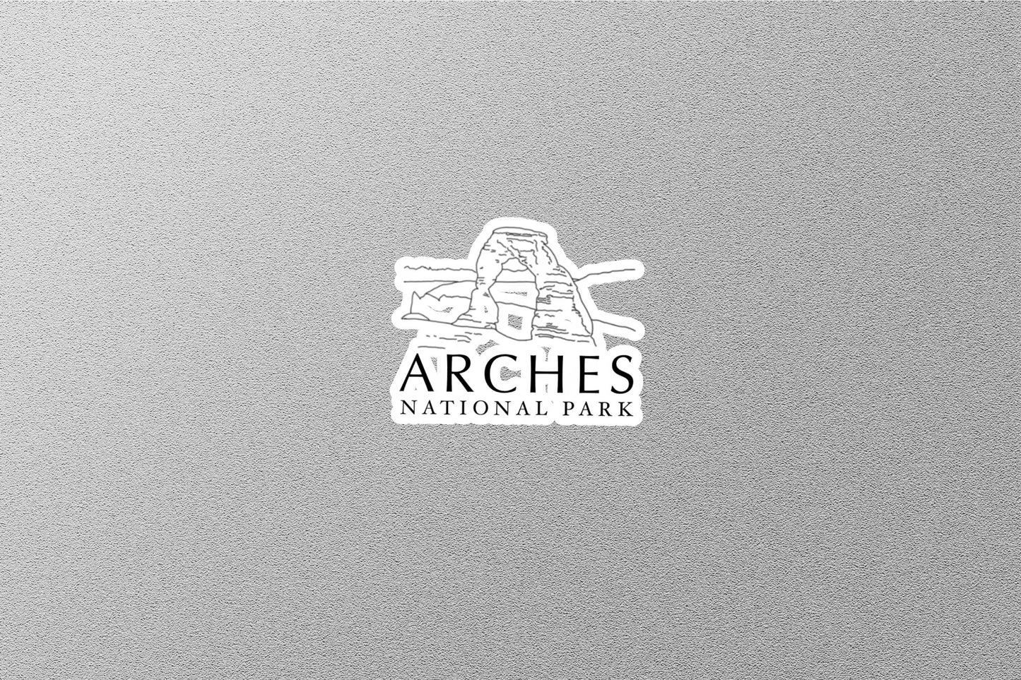 Arches Sketch National Park Sticker