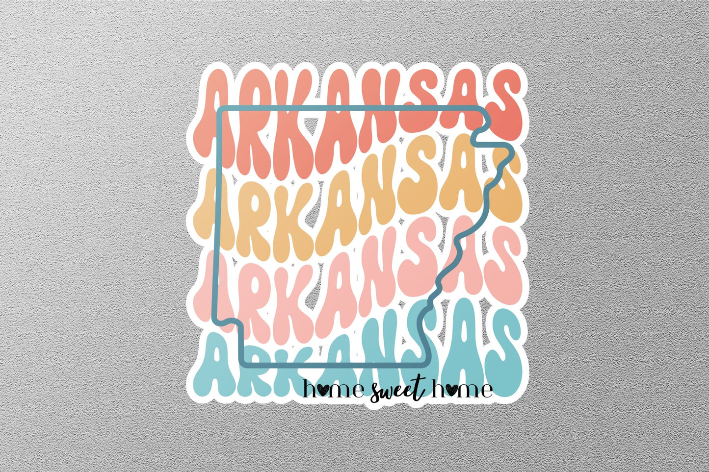 Retro Arkansas Sticker