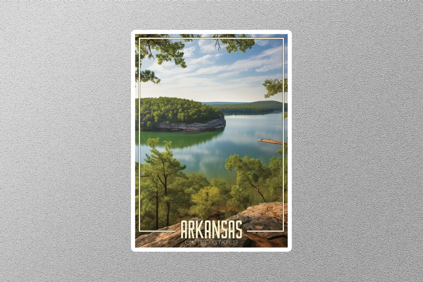 Dreamy Arkansas Travel Stickers