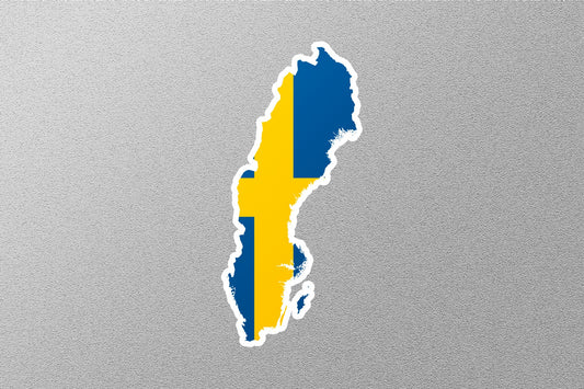 Sweden Country Flag  Sticker