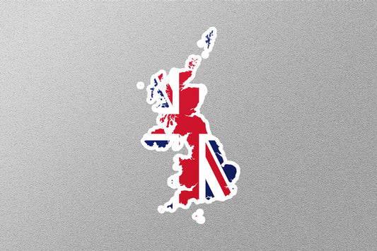 Union Jack Country Flag Sticker