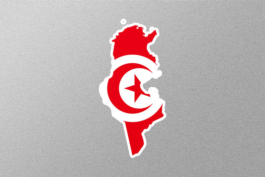 Tunisia Country Flag Sticker