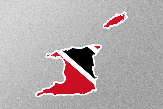 Trinidad and Tobago Country Flag Sticker