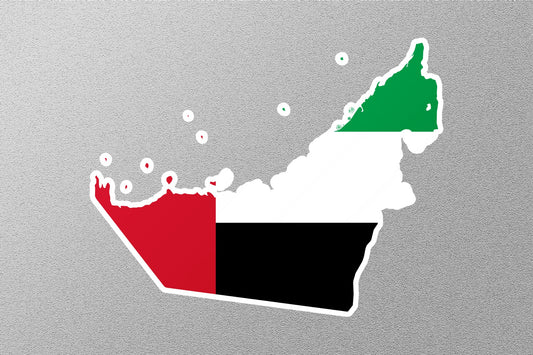 United Arab Emirates Country Flag Sticker