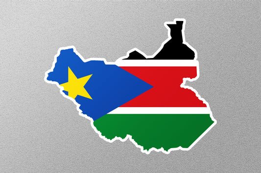 South Sudan Country Flag Sticker