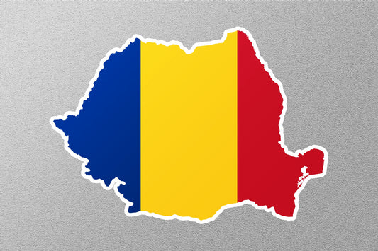 Romania Country Flag Sticker