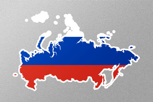 Russia Country  Flag Sticker