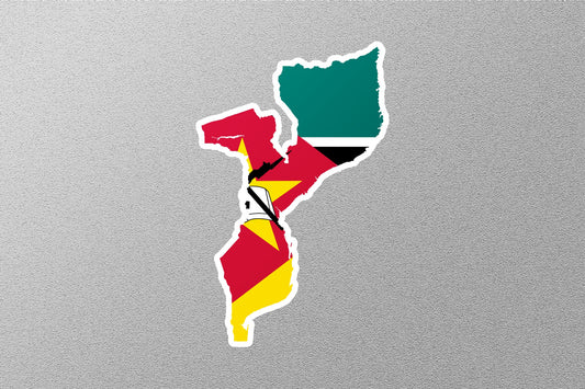 Mozambique Country Flag Sticker