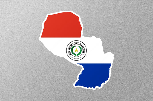 Paraguay Country Flag Sticker