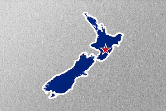 New Zealand Country Flag Sticker