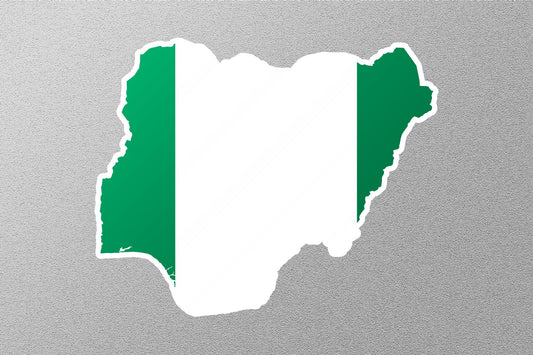 Nigeria Country  Flag Sticker