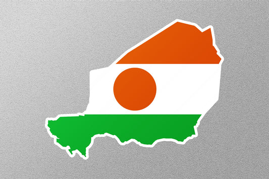 Niger Country  Flag Sticker