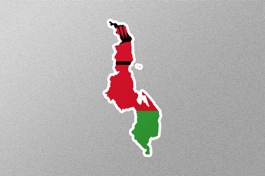 Malawi Country Flag Sticker