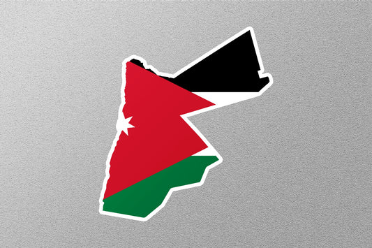 Flag of Jordan Sticker