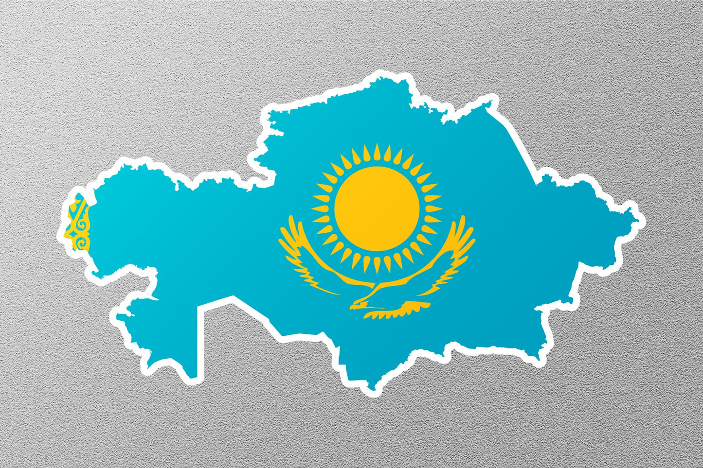 Flag of Kazakhstan Sticker