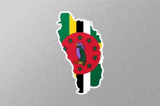 Flag of Dominica Sticker