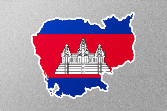 Flag of Cambodia Sticker