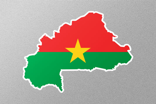 Flag of Burkina Faso Sticker