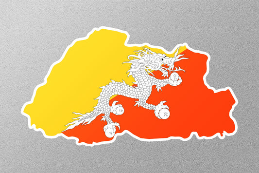 Flag of Bhutan Sticker