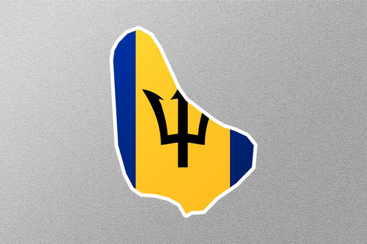 Flag of Barbados Sticker