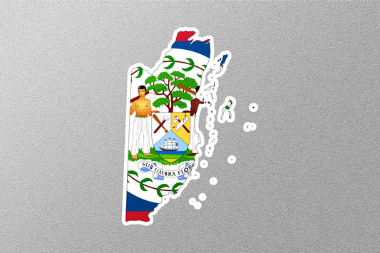 Flag of Belize Sticker