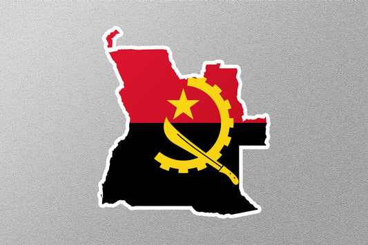 Flag of Angolan Sticker