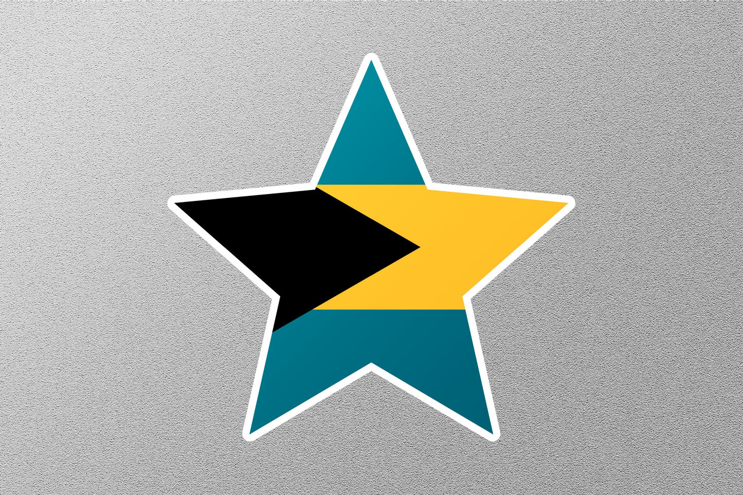 Bahamas Star Flag Sticker